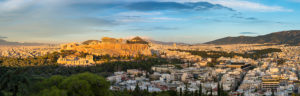 The Parthenon Temple at the Acropolis of Athens, Greece, during sunset The Parthenon Temple at the Acropolis of Athens, Greece, during sunset